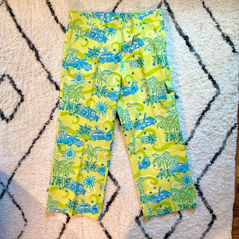 SALE🌟 Lilly Pulitzer Cropped Chino Pants Cargo